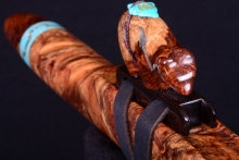 Cambodian Rosewood Burl Native American Flute, Minor, High C-5, #I9A